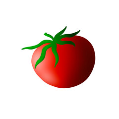 tomato isolated on white background