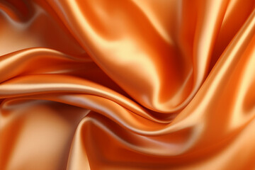 orange silk satin background