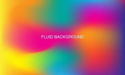 Modern Liquid vibrant colour flow. Fluid Abstract wavy background with gradient mesh. EPS vector