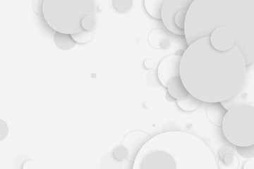 Abstract background with white circle shape