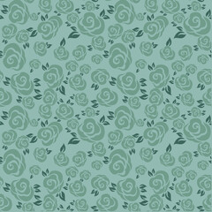 seamless vector flower pattern on  background