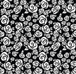 seamless vector flower pattern on  background