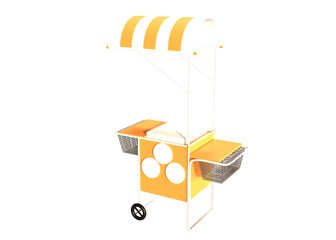 Promotional stand 3d design