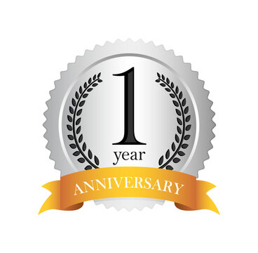 Silver anniversary medal icon | 1st anniversary