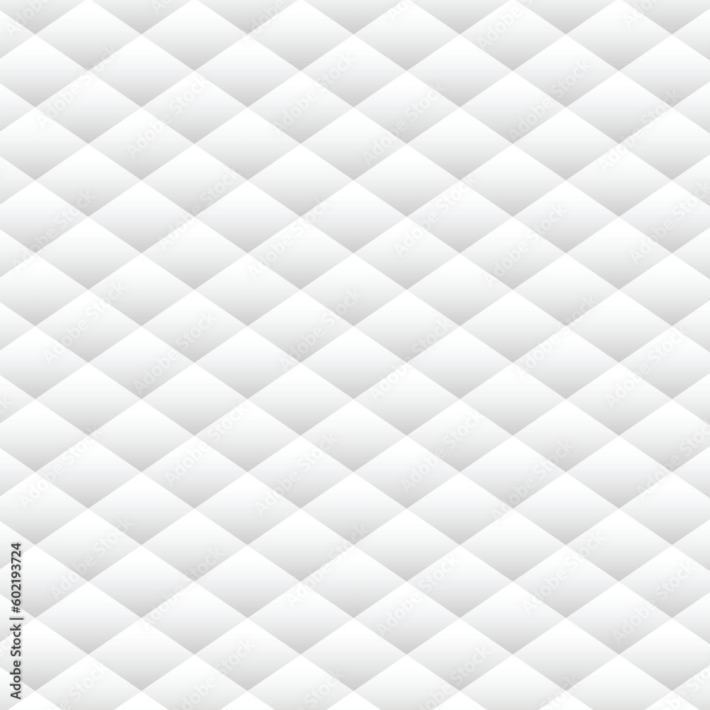 Poster abstract white gradient rhombus pattern art.