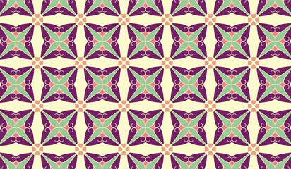 
 KDP Geometric Coloring Pattern
