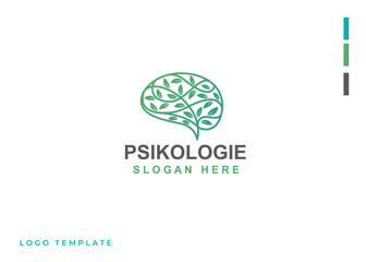 Health Brain logo designs concept vector, Nature Mind logo template, Education logo symbol