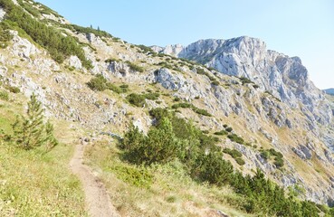Hiking to Bobotov Kuk, the highest peak in Montenegro, situated in Durmitor National Park