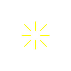 stars isolated on white