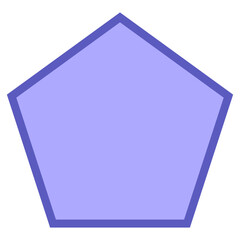 Purple Geometric Shape-08