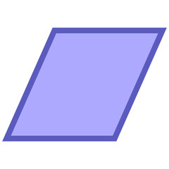 Purple Geometric Shape-07