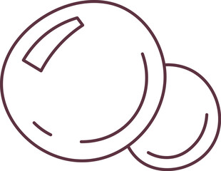 Bubbles Lined Icon