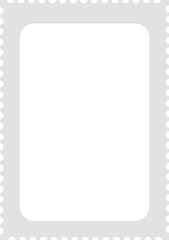 blank postage stamp