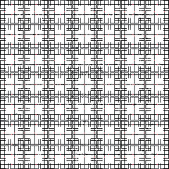 Fototapeta premium black and white pattern with little distortions
