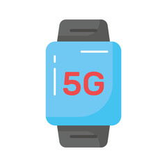 Grab this beautifully designed icon of smart watch in modern style