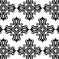 geometric cool abstract floral pattern