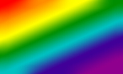 Abstract blurred background with rainbow gradient Used in work related to gender diversity, LGBTQ.