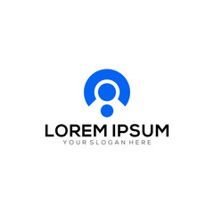 Obraz premium Business logo people modern