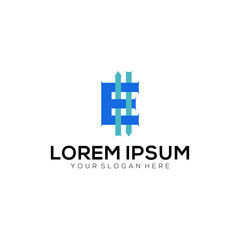 letter E business logo design