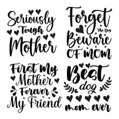 Mom t-shirt designs bundle, mother's day quotes typography graphic t shirt collection, Mother's Day T-shirt Design Bundle.