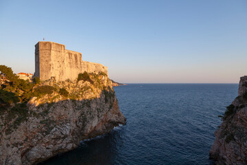 Fototapeta na wymiar Saint Lawrence Fortress in Dubrovnik