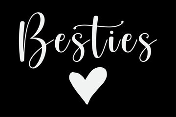 Besties T-Shirt Design