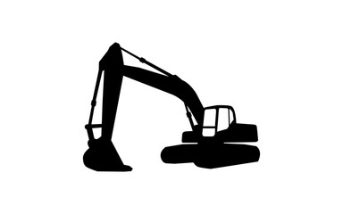 Excavator illustration for template
