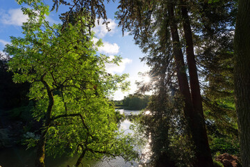 Daumesnil lake in the 12th arrondissement of Paris