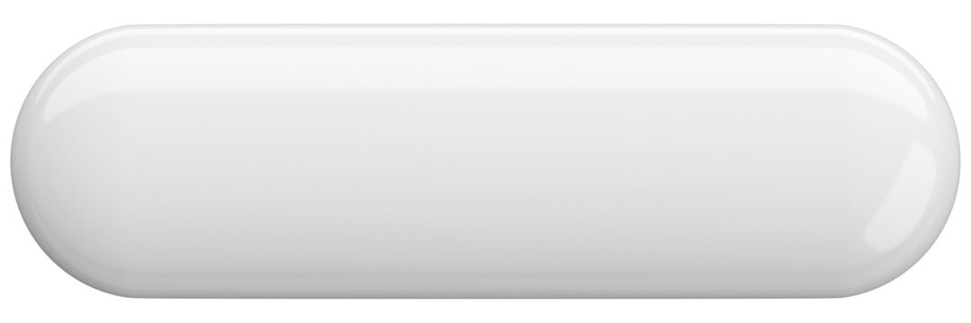 3D button. Empty button. 3D illustration.