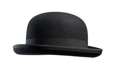 Bowler hat isolated on a white background