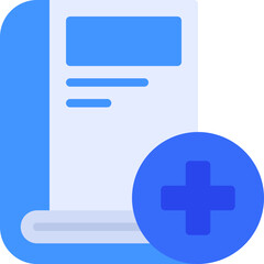 Obraz premium add book icon