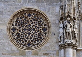Stephansdom Detail in Wien, &Ouml;sterreich