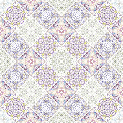 Ornate floral seamless texture, endless pattern with vintage mandala elements.