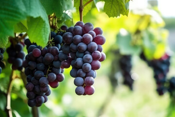 Fototapeta premium grapes in garden