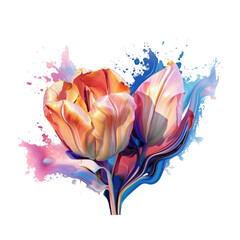 Beautiful Tulip Flower - 602237984