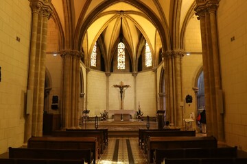 Le sanctuaire de Sainte Bernadette, ville de Nevers, département de la Nièvre, France