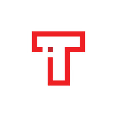 T logo vecor letter font icon design symbol