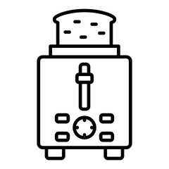 Toaster Line Icon