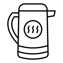 Thermos Line Icon