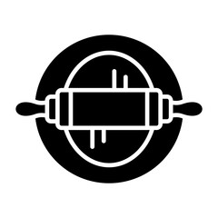 Obraz premium Bake Glyph Icon