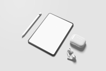 Tablet Mockup for UI Design