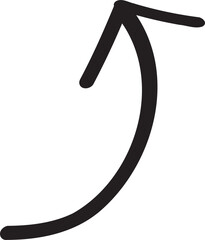 decoration hand drawn arrow illustration.