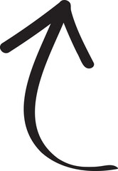 decoration hand drawn arrow illustration.