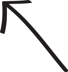 decoration hand drawn arrow illustration.