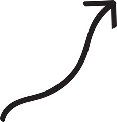 decoration hand drawn arrow illustration.