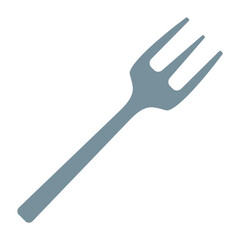 Fork Multicolor Glyph Icon