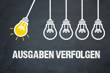 Fototapeta premium Ausgaben verfolgen 