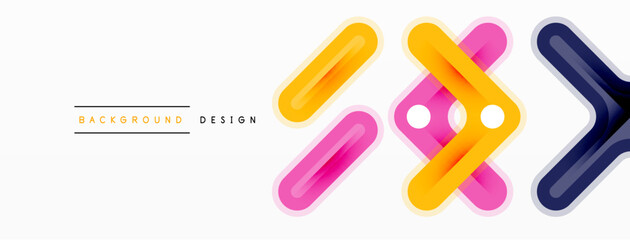 Obraz premium Cross line background minimal geometric template. Design for wallpaper, banner, background, landing page, wall art, invitation, prints, posters