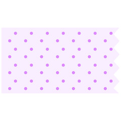 Washi tape with polka dots