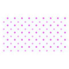 Washi tape with polka dots